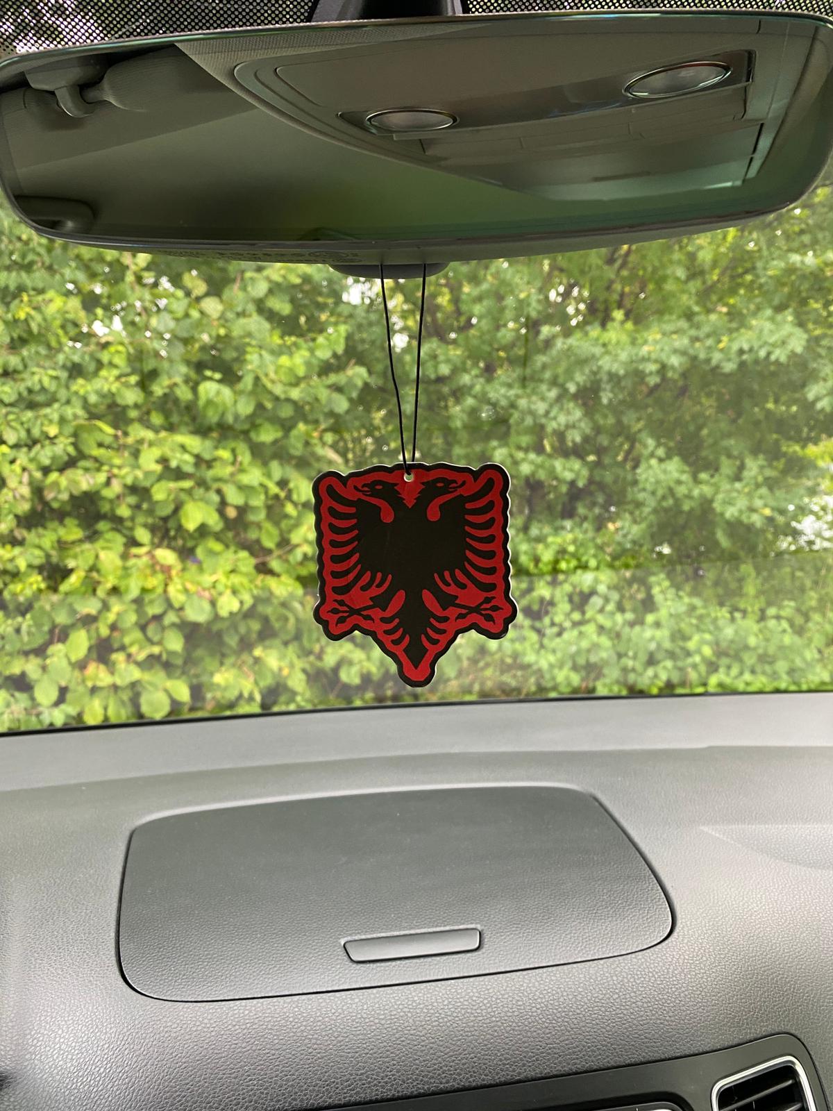 5x Duftbaum Albanien Flagge Albania Shqipëria Duftbaum Auto Set